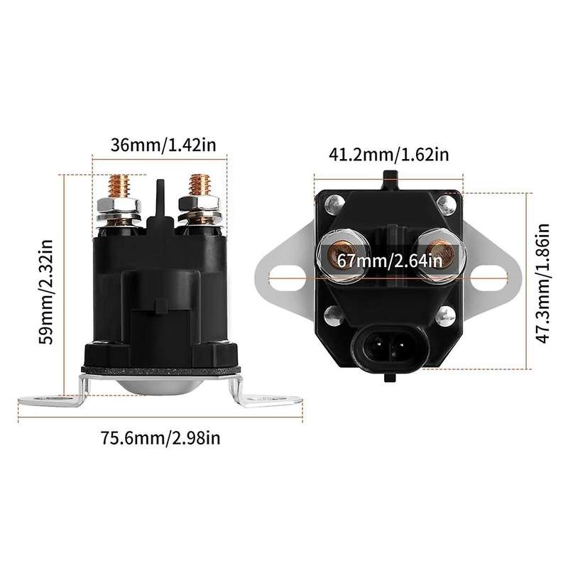 04781700 Solenoid Compatible for Solenoid Gravely ZOOM I ZTX XL Zero Turn Lawn Mowe
