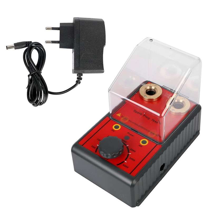 0-6000rpm 12v Spark Plug Tester Diagnostic Tool Analyzer Ignition System Test Motorcycle Truck Gasol