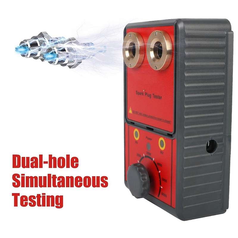 0-6000rpm 12v Spark Plug Tester Diagnostic Tool Analyzer Ignition System Test Motorcycle Truck Gasol