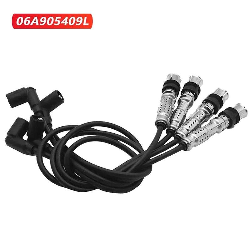 06A905409L Ignition Cable Set Ignition Coil High Voltage Package for Golf Sharon Seat