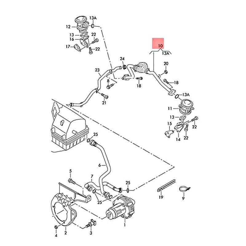06E131143AH,06E131143AB EGR Valve Connecting Hose for A4/S4 2008-2012,A5/S5 2008-2011,A6/S6 2009-201