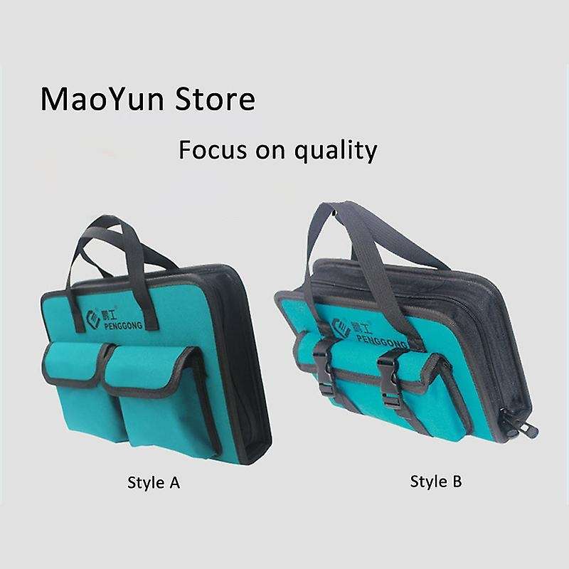 095 Oxford Cloth Tool Bag Portable Electrician Bag Thicken Large Capacity Bag for Tools Men Crossbod