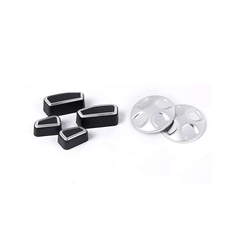 1 6 Pieces Car Accessories Button Cover for 2014 2015 2016 2017 Interior Accessories