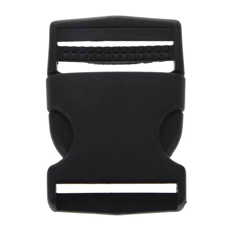 1 1/2" Replacement Belt Connecting Black Plastic Quick Release Buckle