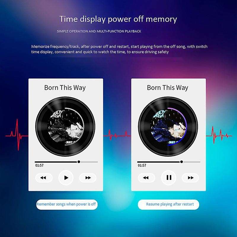 1 Din Car MP3 Multimedia Player Bluetooth Autoradio 12V Car Stereo Radio FM Aux-IN Input Receiver US