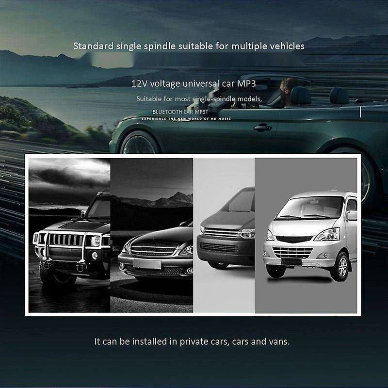 1 Din Car MP3 Multimedia Player Bluetooth Autoradio 12V Car Stereo Radio FM Aux-IN Input Receiver US