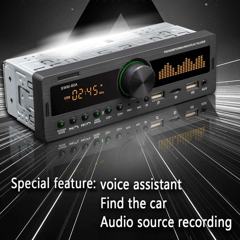 1 DIN Car MP3 Multimedia Player Bluetooth Radio Car Stereo Radio Receiver Audio Auto Electronics -80