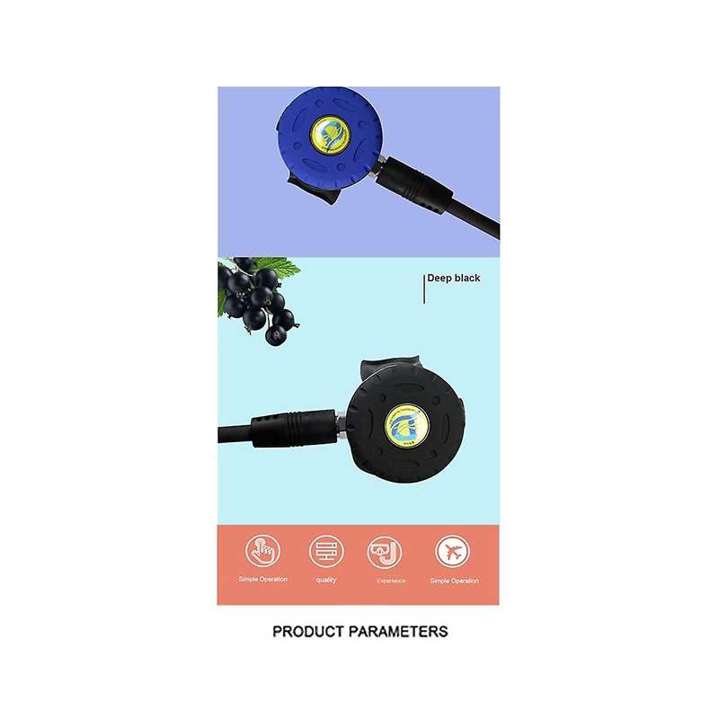 1 Diving Breathing Regulator Diving Secondary Head Breathing Valve Decompression Valve Diving Resp