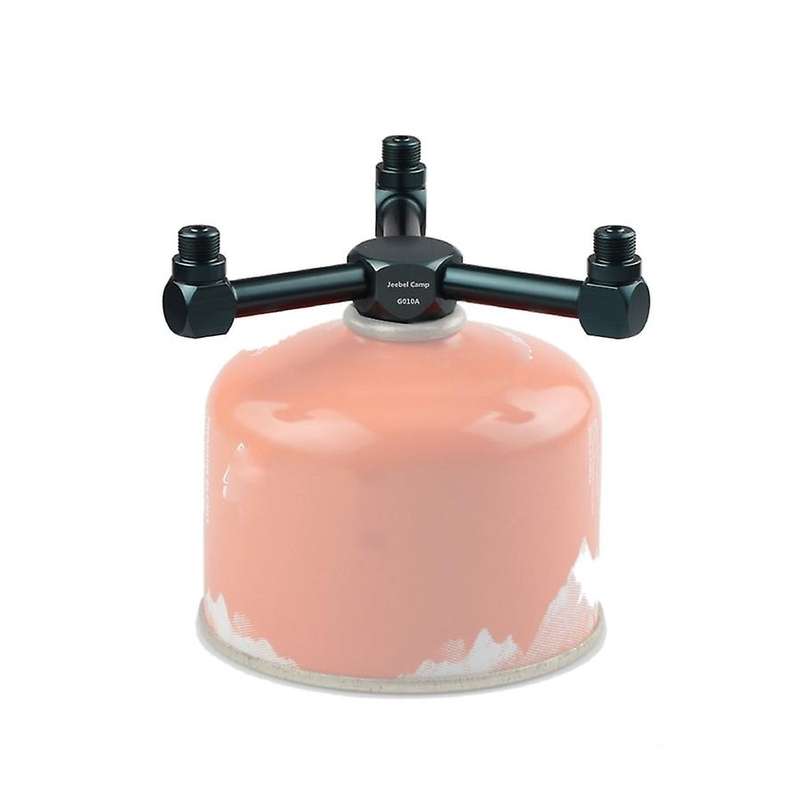 1 in 3 Out Propane Tank Adapter Gas Lantern Splitter Outdoor Camping Stove Gas Cylinder Adapter