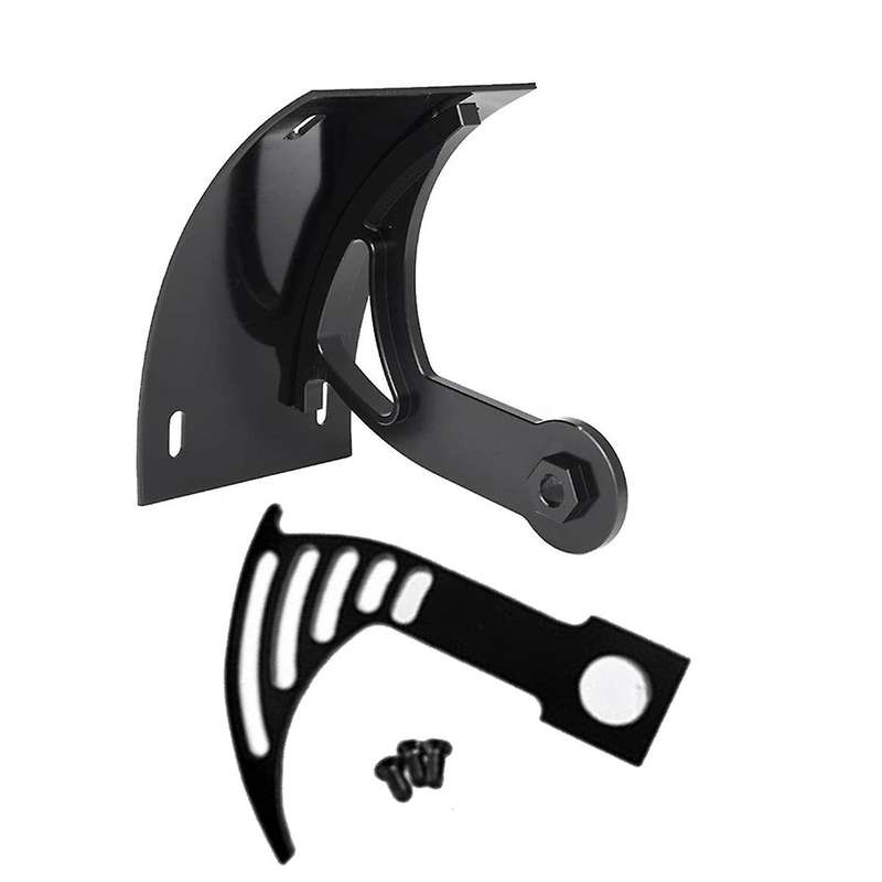 1 Inch Axle Universal Motorcycle License Swingarm Mount Curved Vertical Bracket For