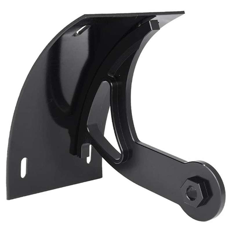 1 Inch Axle Universal Motorcycle License Swingarm Mount Curved Vertical Bracket For