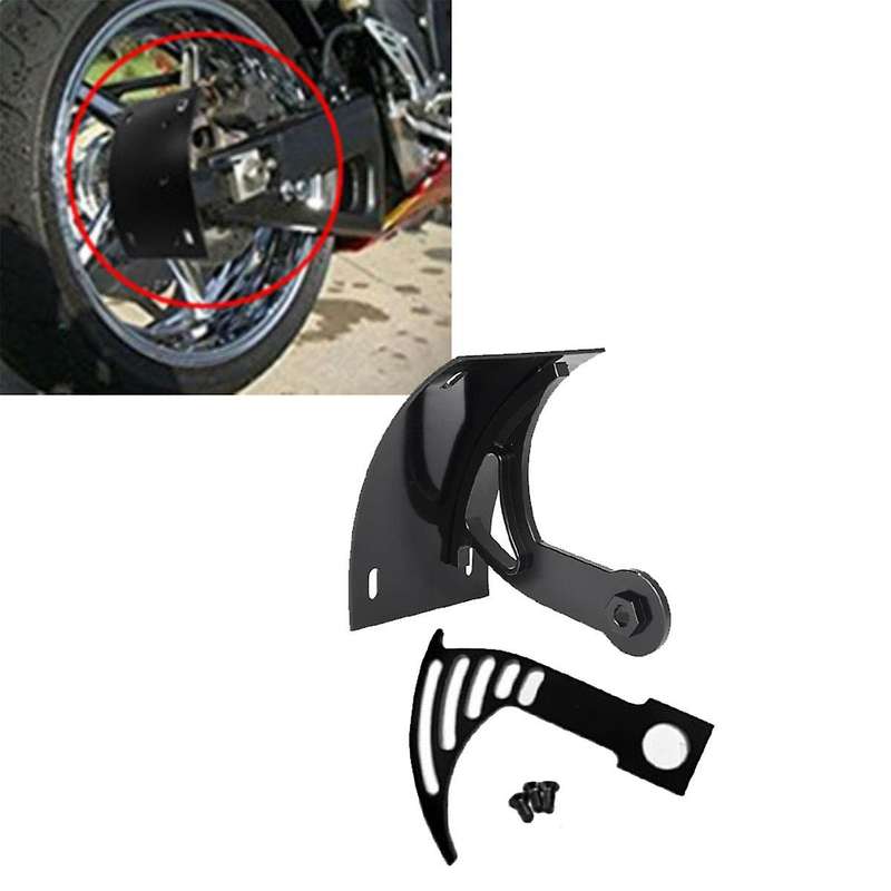 1 Inch Axle Universal Motorcycle License Swingarm Mount Curved Vertical Bracket For