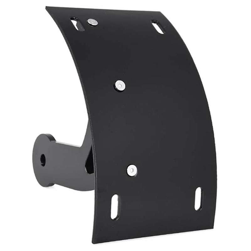 1 Inch Axle Universal Motorcycle License Swingarm Mount Curved Vertical Bracket For