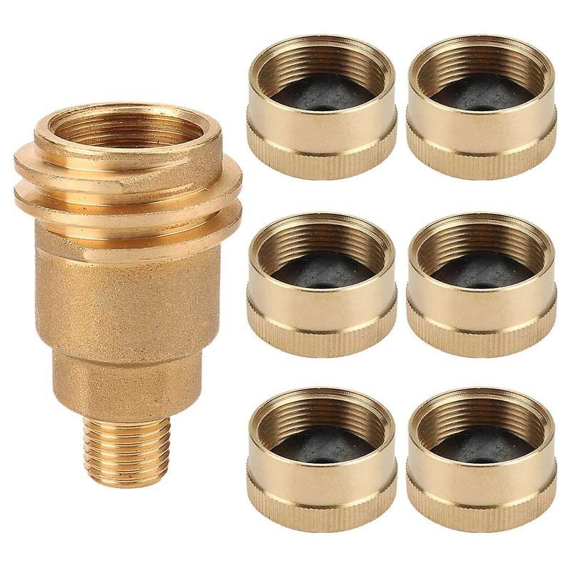 1 Lb Propane Bottle Small Gas Tank Cylinder Protect Cap, Qcc1 Nut Propane Gas Fitting Adapter with 1