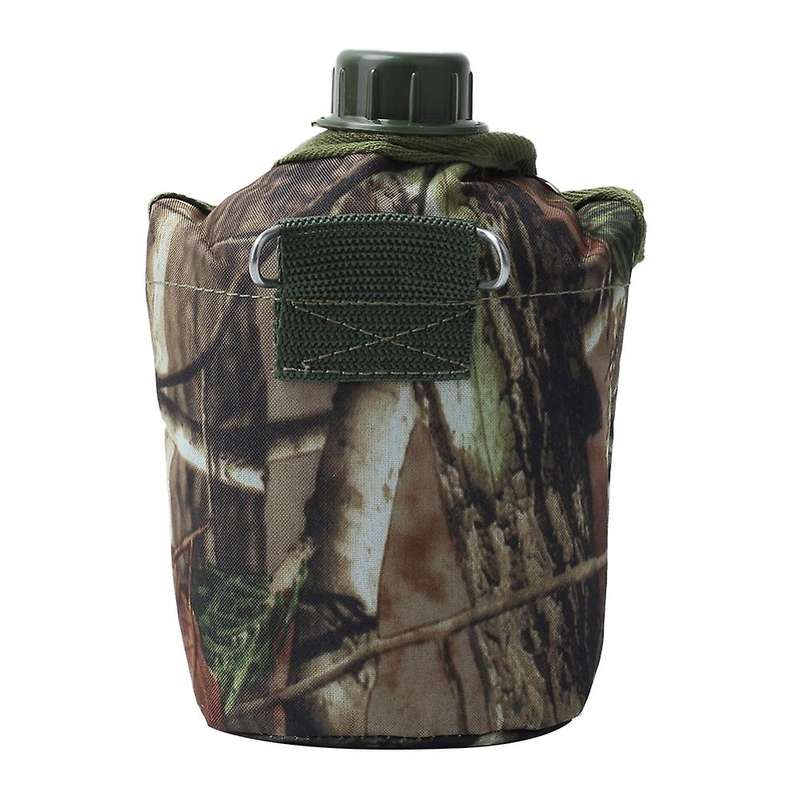 1 Liter Outdoor Sports Camouflage Cloth Set American-Style Kettle Portable Mini Large Capacity Water