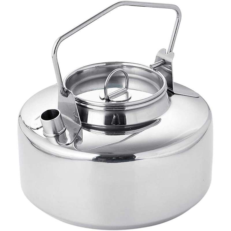 1 Liter Camp Kettle Great for Boiling Water for Tea,Freeze-Dried Backpacking Meals Portable for Camp