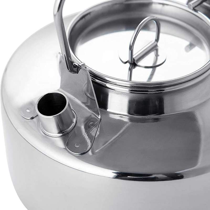 1 Liter Camp Kettle Great for Boiling Water for Tea,Freeze-Dried Backpacking Meals Portable for Camp