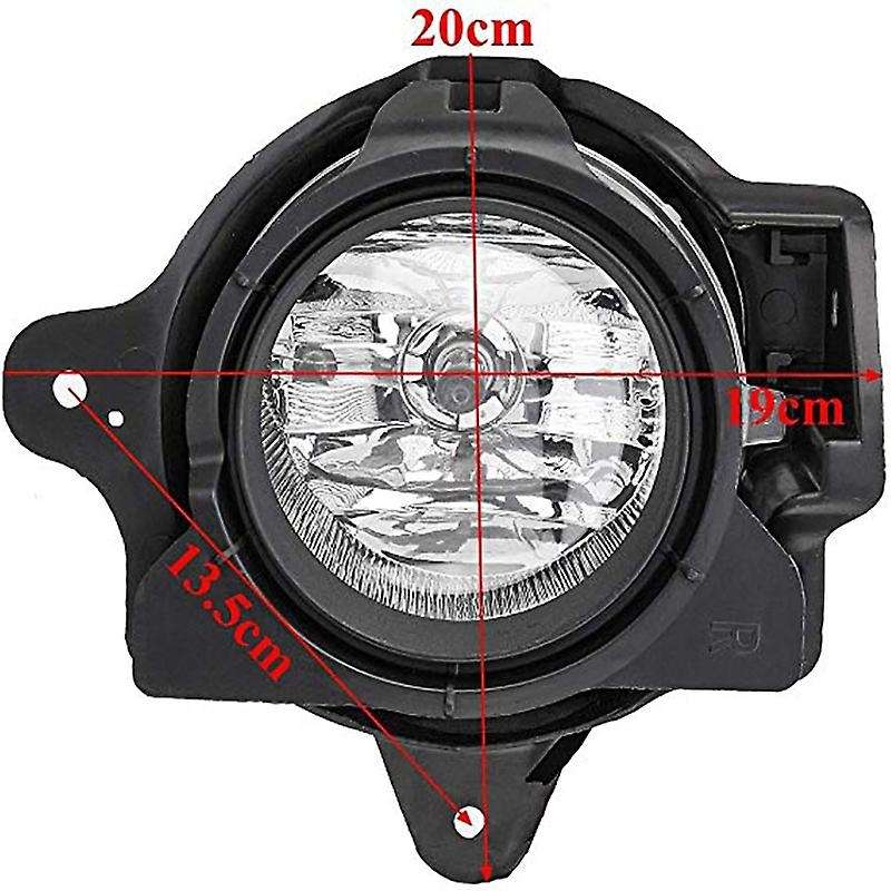 1 Pair 12V Car Fog Light Assembly Lamp for MK7 2012 2013 2014 2015 2016 with Harness Relay