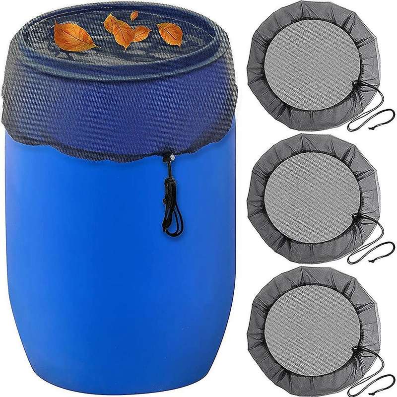 1 Pack Mesh Cover for Rain Barrel Keep Mosquitoes and Debris Out of Your Rain Barrel Water Collectio