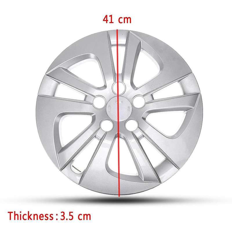 1 Pair 15 Inch Car Wheel Cover Hub Cap Replacement for Prius 2016-2018