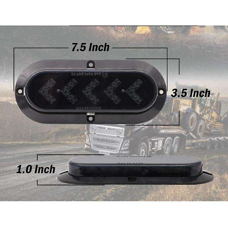 1 Pair 25 LED LED Side Marker Light Universal Car Clearance Warning Light for Boats Truck Trailer Pi