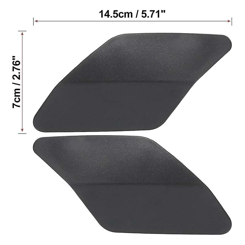 1 Pair 51117422903 51117422904 Car Headlight Washer Nozzle Cover for X5 F15 F16 2015-2019