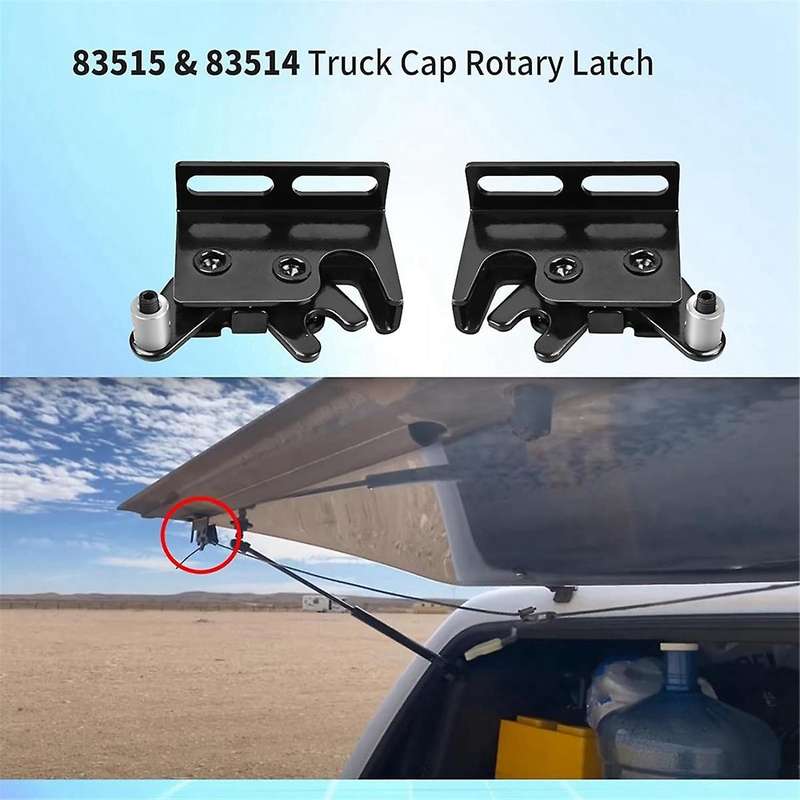 1 Pair 83515 & 83514 Truck Cap Rotary Latch for Leer 100XL/XR/XQ/180XL 700 Tonneau