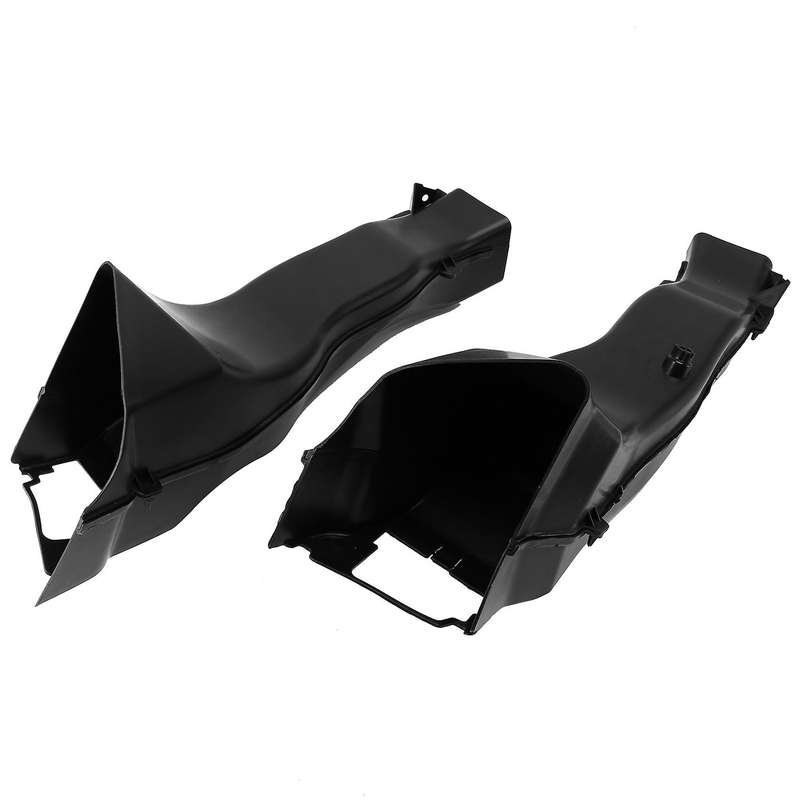 1 Pair ABS Car Front Brake Air Duct Air Cleaner Tube Hose Fit for- X5 2014-2016 51747343803 51747343