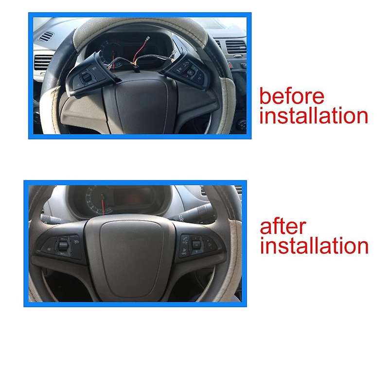 1 Pair 96892135 96892140 Car Multifunction Steering Wheel Button for Cruze 2009 -2014 Speed Control