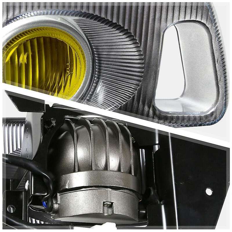 1 Pair Amber Fog Lights Driving Lamps Driving Bumper Fog Lights Lamps for 1992-1995