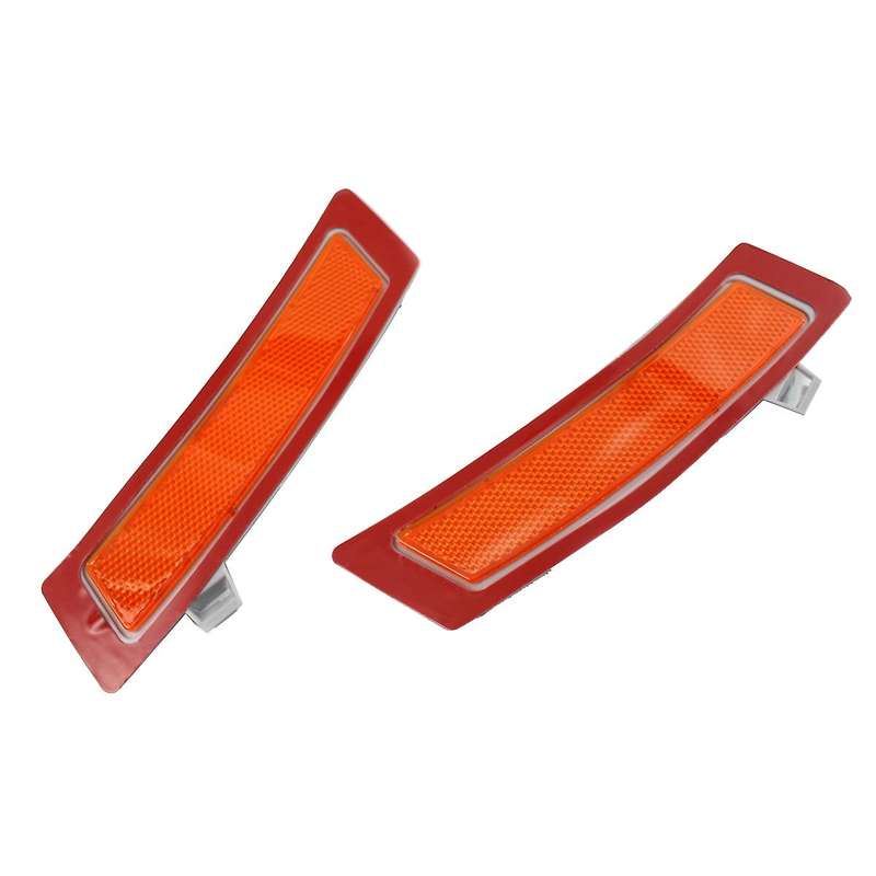 1 Pair Amber Front Bumper Reflector Side Marker Lights Fit for X5 E70 2011-2013