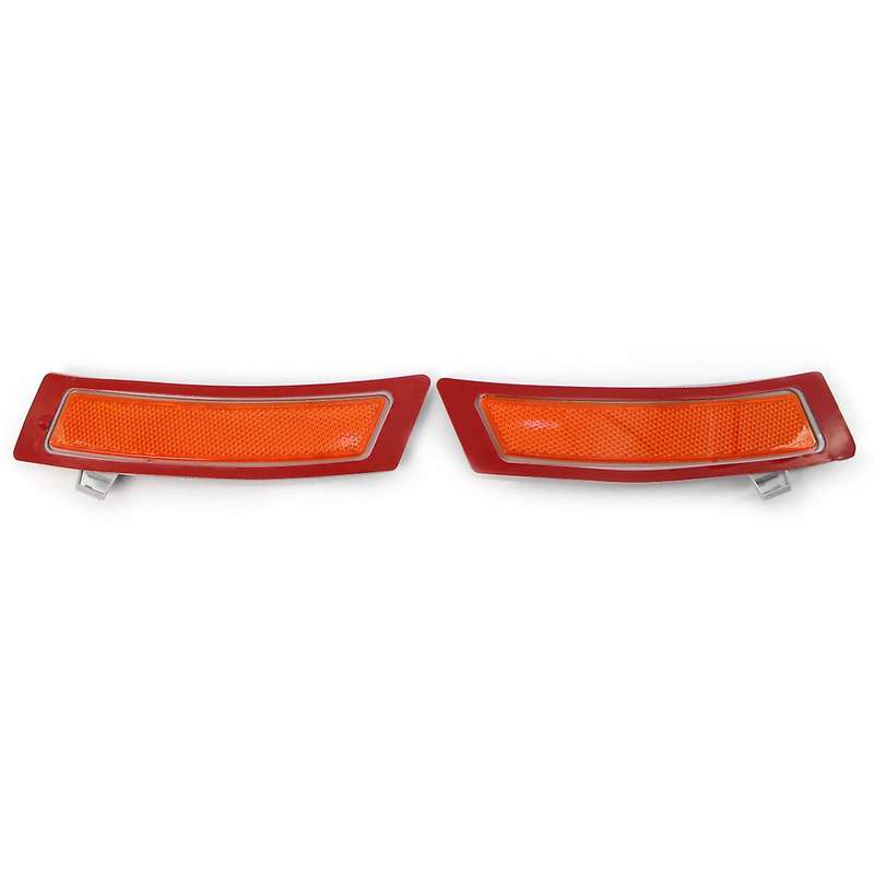 1 Pair Amber Front Bumper Reflector Side Marker Lights Fit for X5 E70 2011-2013