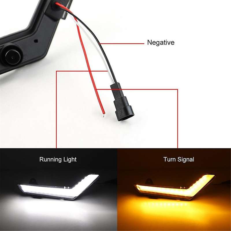 1 Pair ATV Daytime Running Light Turn Signals for Max 2020-2022 ATV Parts