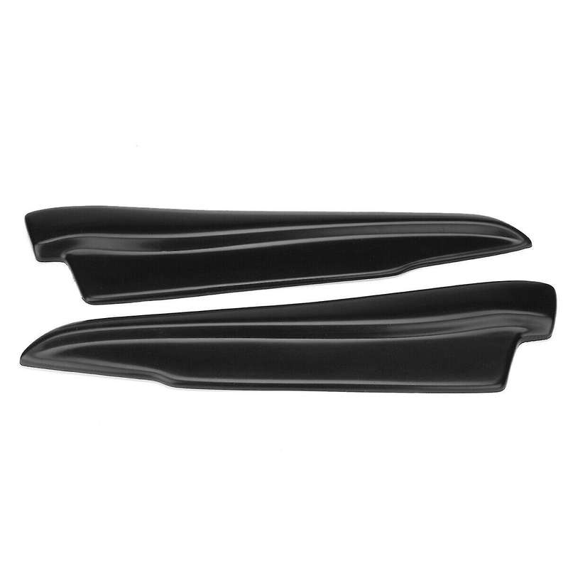1 Pair Black Rear Bumper Valance Lip for - E90 E91 E92 E93