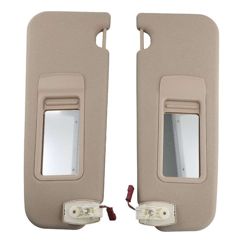 1 Pair Beige Car Sun Visors for 5 SERIES F10 F11 F18 2011-2015 51167248857 51167248858