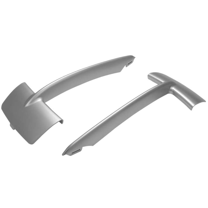 1 Pair Bumper Grille Grill Trim Bumper Compatible BMW X5 F15 2014-2017