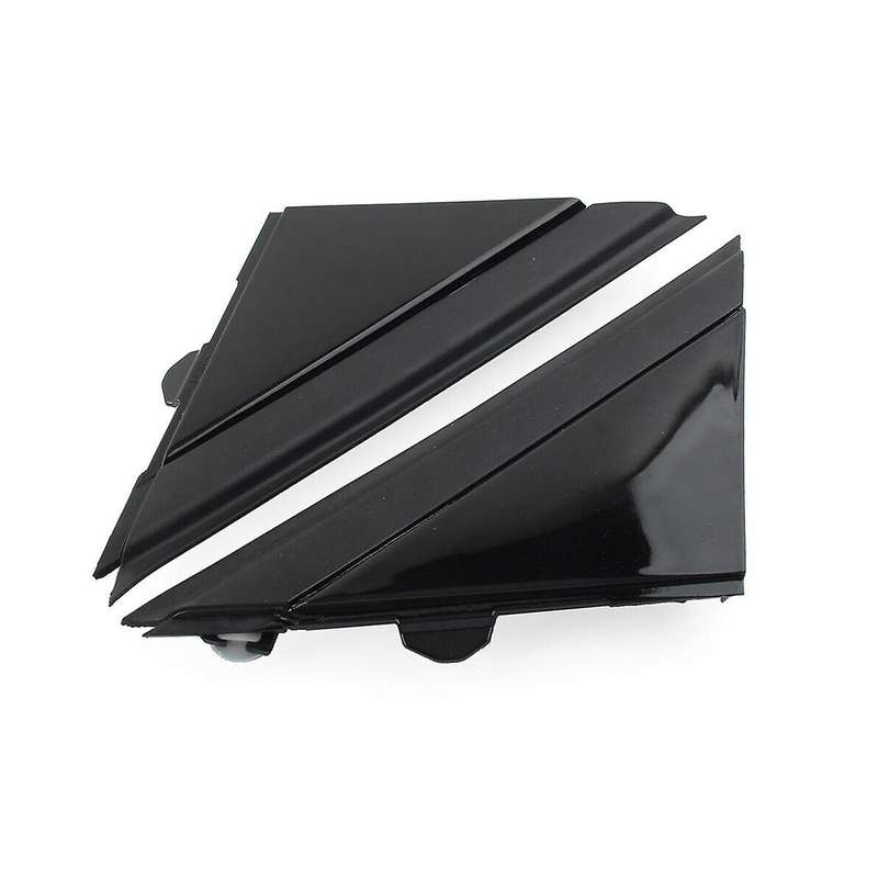 1 Pair Bright Black Rear View Mirror Triangle Mirror Decorative Plate 1SH17KX7AA 1SH16KX7AA for 2012