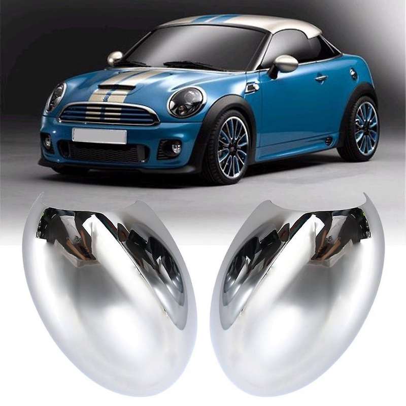 1 Pair Car Chrome Rearvier Mirror Cover Door Wing Mirror Cap ABS Plastic for - 2001-2006