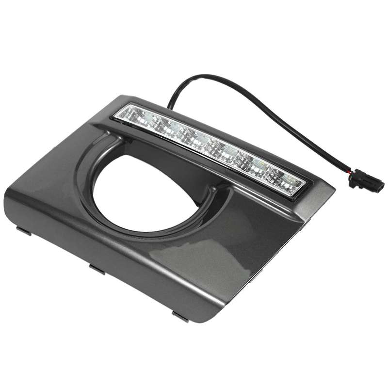 1 Pair Car Daytime Running Light DRL LED Daylight Fog Lamp Cover for 2005-2009