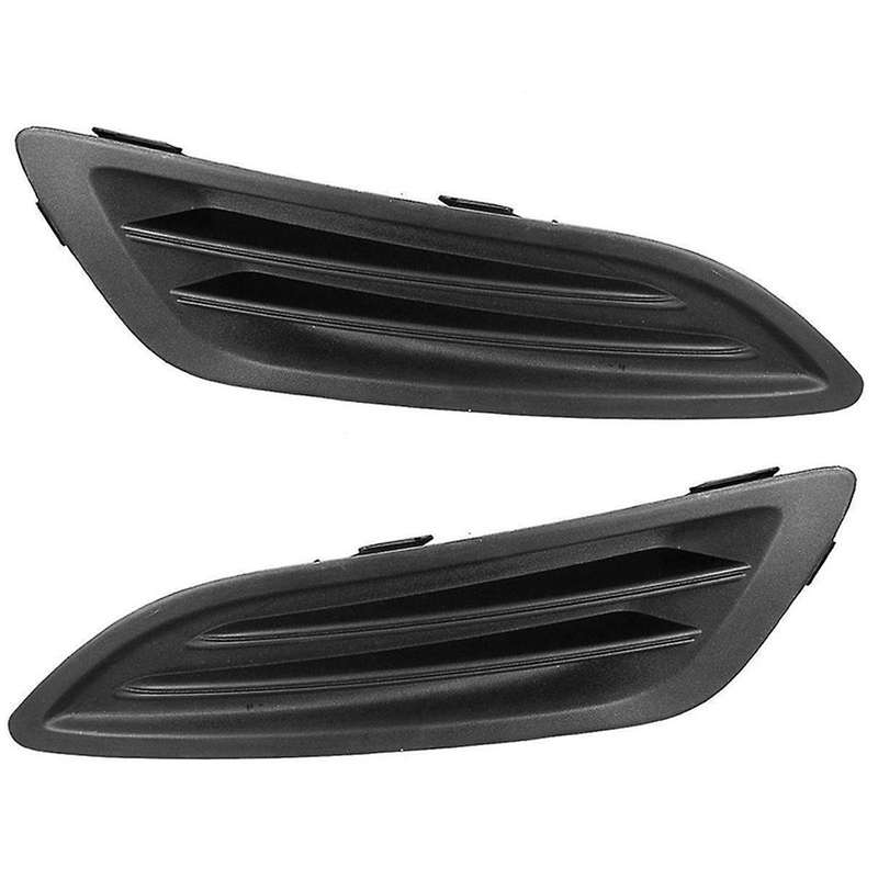 1 Pair Car Fog Lamp Cover(LH+RH)Fog Light Frame D2BZ15266AA D2BZ15266B for FIESTA 2014 2015 2016 201