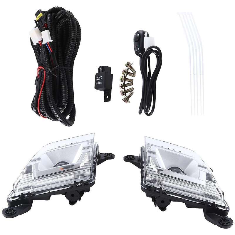 1 Pair Car Fog / Driving Lamp Assembly for 1500 2500 3500 Lh+rh Led Fog Light 84509651 84509652