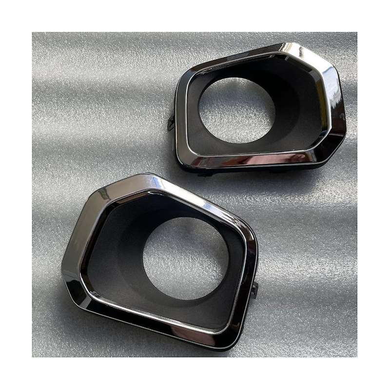 1 Pair Car Fog Lamp Cover for 2016-2021 Plated Fog Lamp Frame Lh+rh 52126-04030 52125-04030
