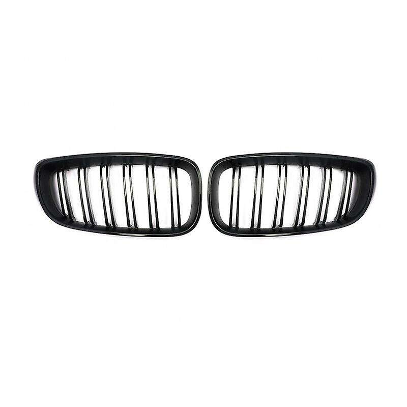 1 Pair Car Dual-Slat Grille Front Bumper Kidney Grille for F34 335I GT 3-Series 2014-2017