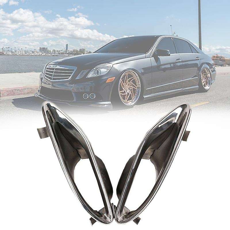 1 Pair Car Exhaust Tip Decoration Outdoor for W212 A2124902727 A2124902827