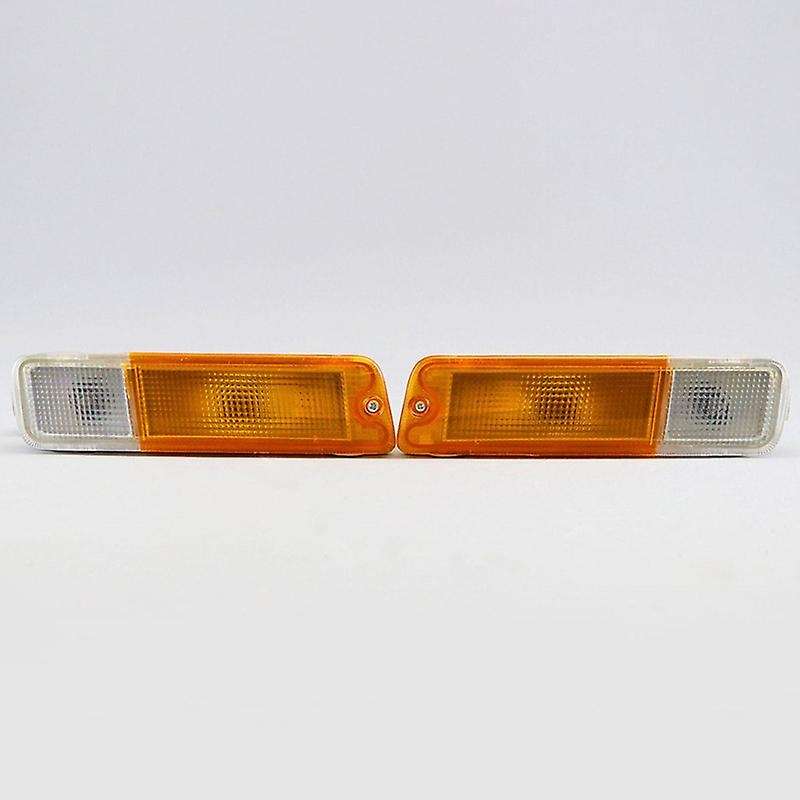 1 Pair Car Front Bumper Fog Light Bar Lamp Indicator Blinker Lights for Triton Ute Series 1 2 3 1091