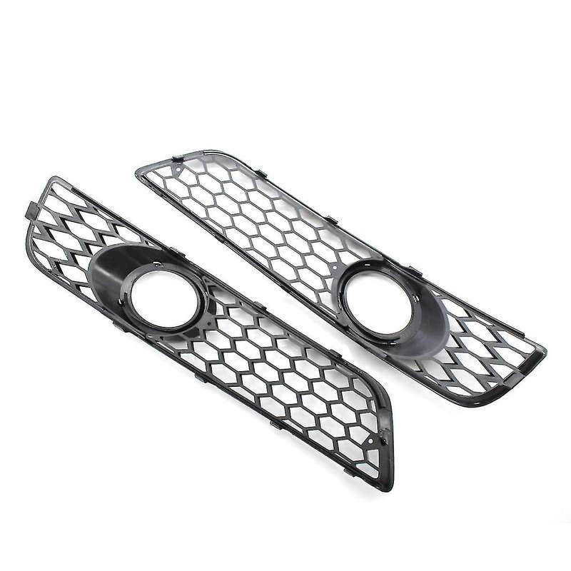 1 Pair Car Front Bumper Fog Light Mesh Grille for A3 8p 2009-2013 8p0807682d Fog Lamp Honeycomb Gril