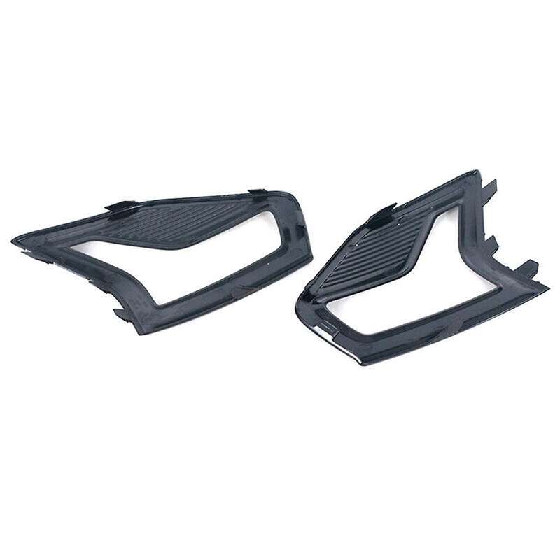 1 Pair Car Front Bumper Fog Lamp Cover Fog Lamp Grille Foglamp Trim Frame for 2019-2020