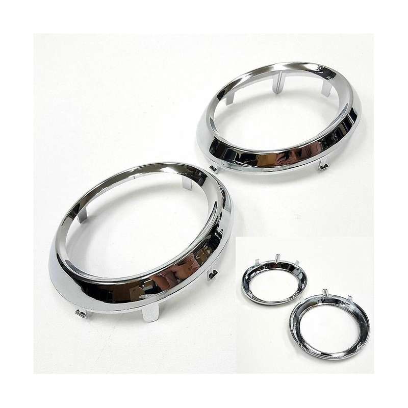 1 Pair Car Front Bumper Lh+rh Protective Strip for Sienna 3.5l 2010-2020 Fog Lamp Bezel 5271308020 5