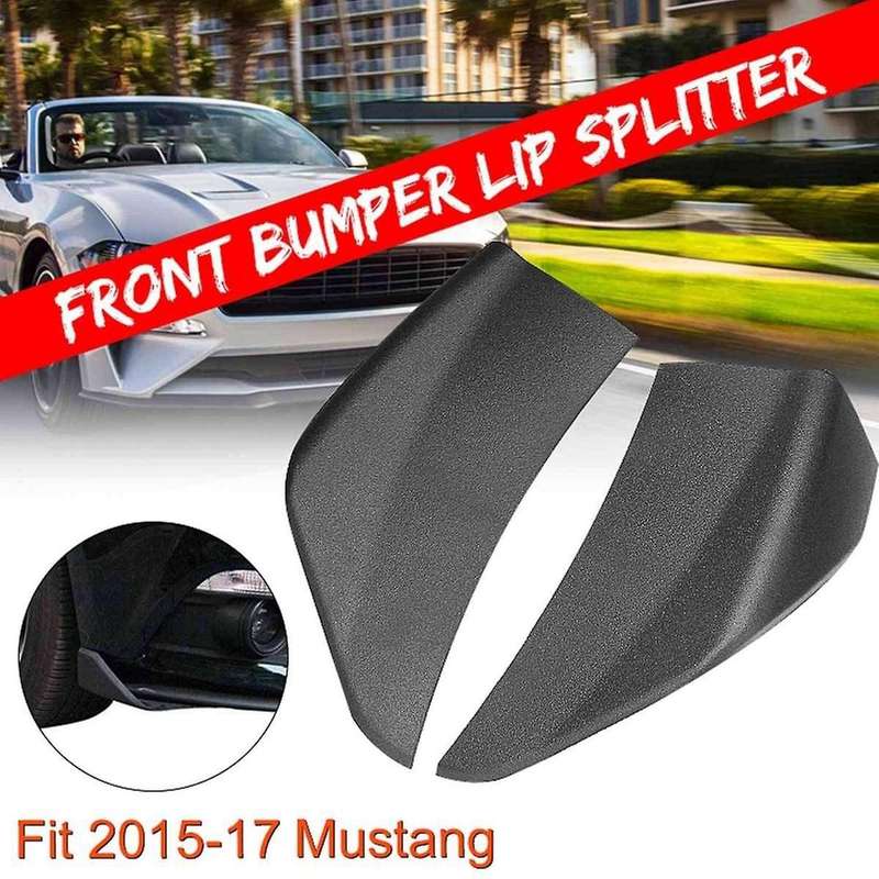 1 Pair Car Front Bumper Splitter Lip Chin Spoiler Diffuser Winglets Protector for 2015-2017 for for