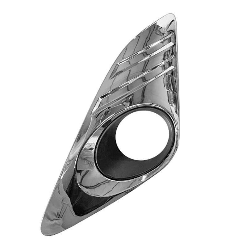 1 Pair Car Front Fog Light Trim Cover Chrome Fog Lamp Frame Decoration LH&RH for LE 2012-2014
